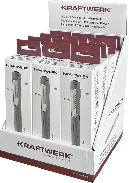 Produktbild Kraftwerk 12 x LED Stiftlampe SMD 120, 3.7 V (120 lm)