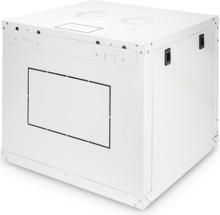 Image du produit Digitus 48.3cm 19inch 19inch armoire murale 9HE SoHoline RAL7035 gris sans étagère 505mmx600mmx450mm (9 HE, Rack 19 pouces)
