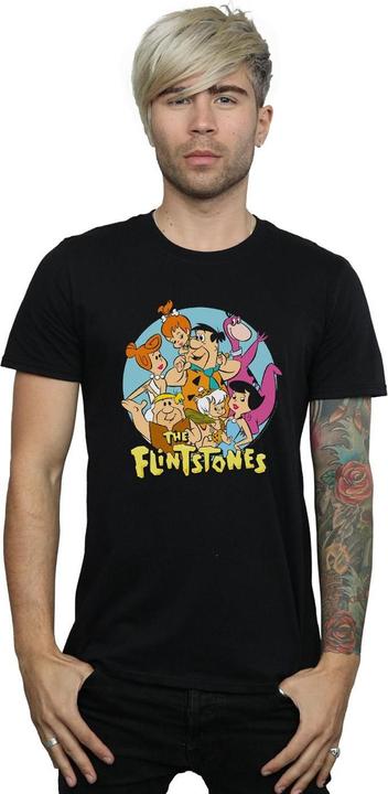 Immagine prodotto The Flintstones Group Circle Maglietta Uomo (XXL)