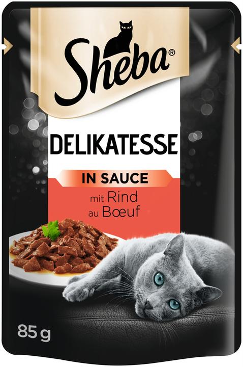 Actual product image Sheba ® Delikatesse Portionsbeutel Rind in Sauce 85g (2040 g)