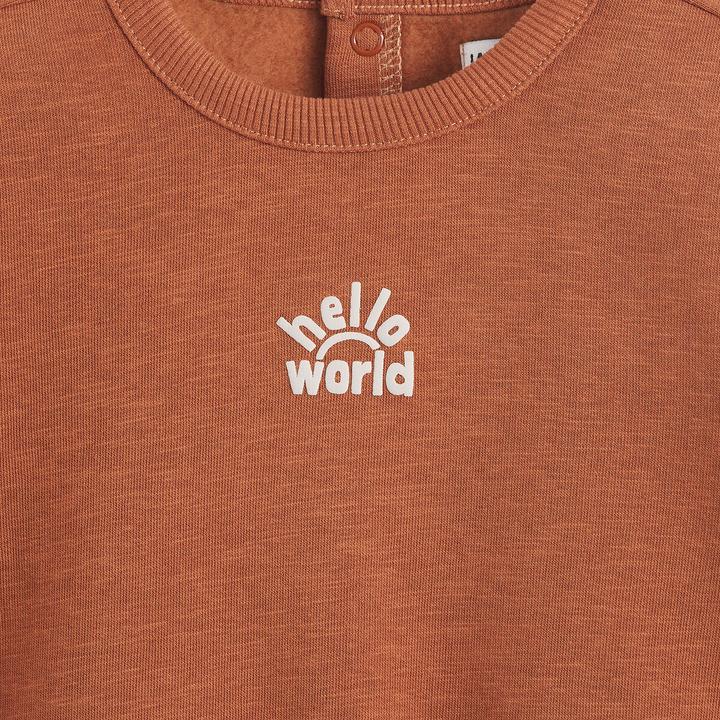 Immagine prodotto La Redoute Collections Felpa con collo rotondo e bottoni a pressione (86)