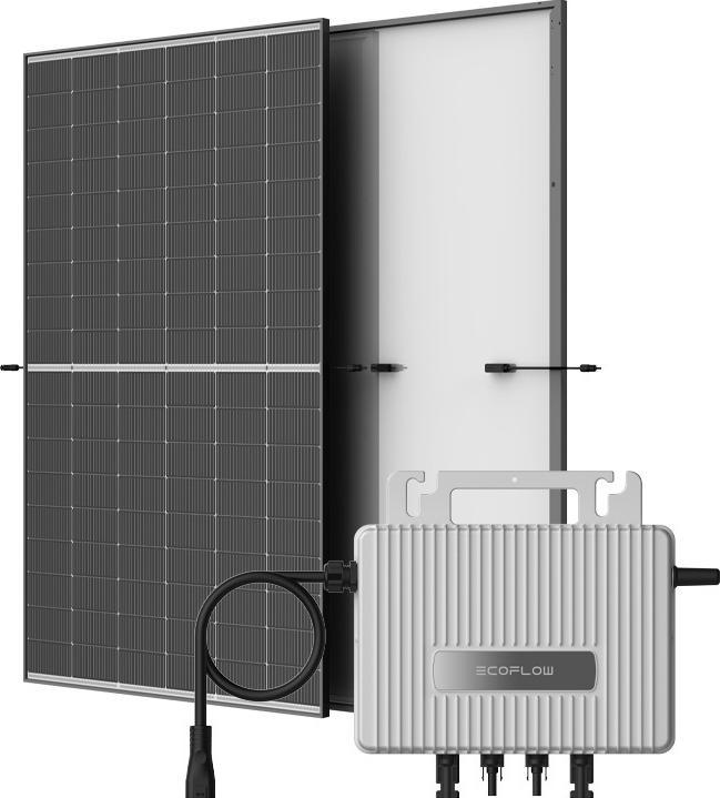 Actual product image EcoFlow STREAM Easy 1020W balcony photovoltaic.