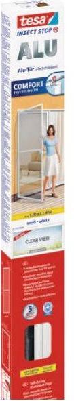 Produktbild tesa Insektenschutz Alu COMFORT Ersatzrolle, für Fenster & Türen, ohne Bohren (120 x 250 cm)