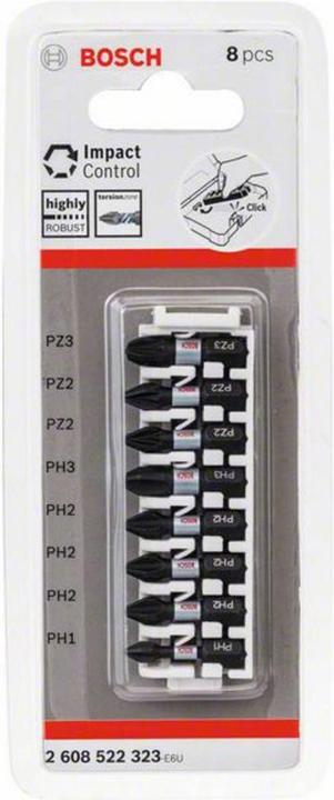 Immagine prodotto Bosch Professional Zubehör Set Pro Impact (PZ2, PH3, PH2, PH1, PZ3)