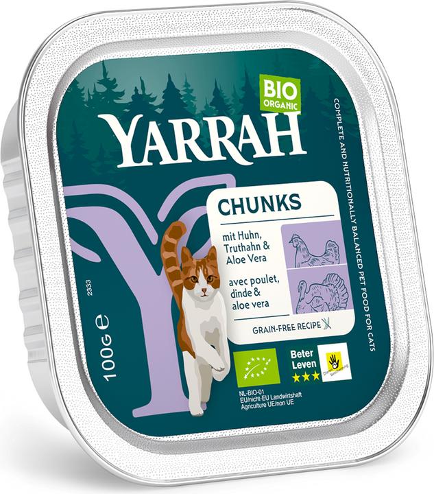 Immagine prodotto Yarrah BIO cibo umido pollo e tacchino (Junior, Adulto, Senior, 1 pz., 100 g)