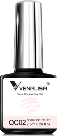 Venalisa Quick Construction Gel Soft Pink UV/LED (Soft Pink, UV-Gel Lack)