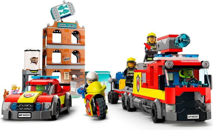 Produktbild LEGO Feuerwehreinsatz mit Löschtruppe (60321, LEGO City)