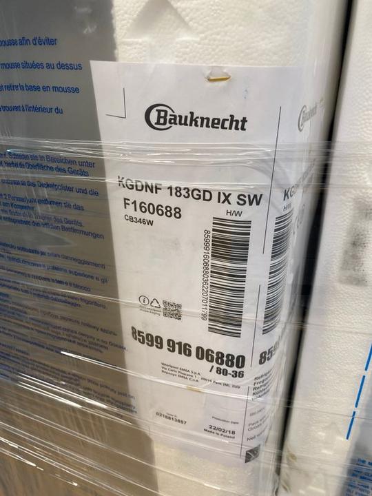 Actual product image Bauknecht KGDNF 183GD IX SW (323 l)