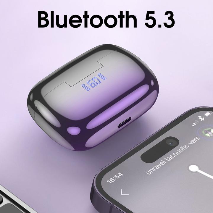Immagine prodotto Hoco Cuffie Bluetooth effetto cromo (ANC, 7 h, Cablato)