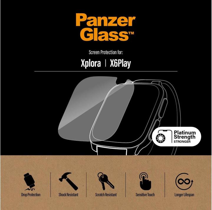 Actual product image PanzerGlass Xplora X6 Play screen protector