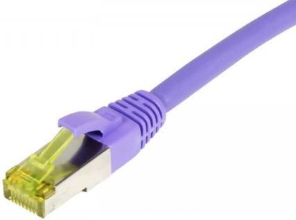 Actual product image Synergy 21 Patch cord RJ45 CAT6A 500Mhz 20m purple S-STP S/FTP TPE/LSZH Ultraflex AWG26 - Network - C (S/FTP, CAT6a, 20 m)