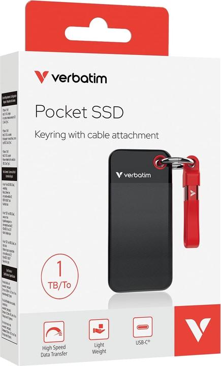 Productafbeelding Verbatim Pocket SSD (1000 GB)