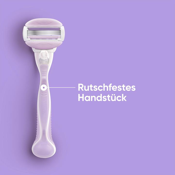 Actual product image Gillette Venus Comfortglide Breeze Women's Razor With 1 Handle And 6 Refills