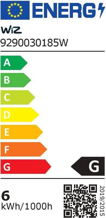Energie-Label WiZ Vintage Filament (E27, 6.50 W, 390 lm, 1 x, E)
