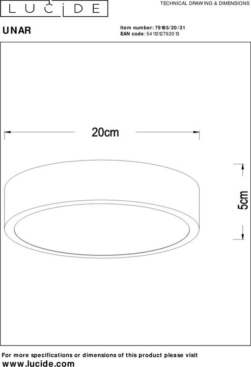 Immagine prodotto Lucide Unar (580 lm)