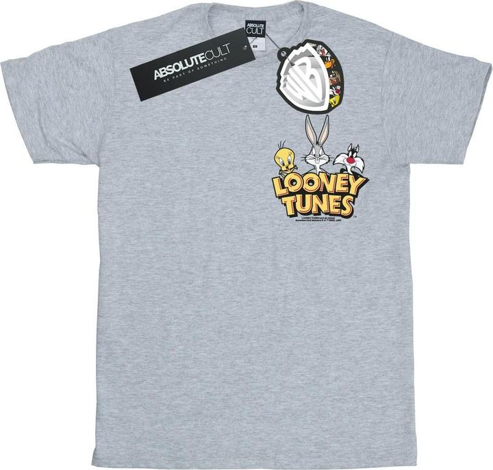 Looney Tunes Group Faux Pocket TShirt