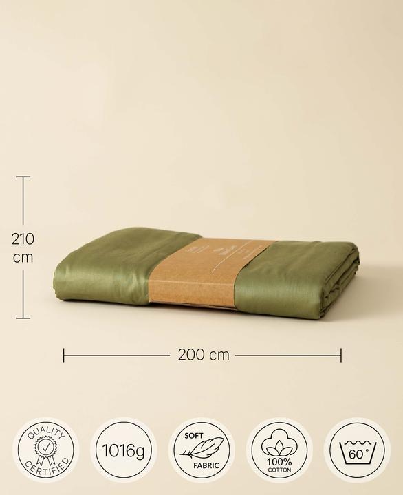 Produktbild Esmée Thia Olive, 200 x 210 cm (Duvetbezug, 200 x 210 cm)