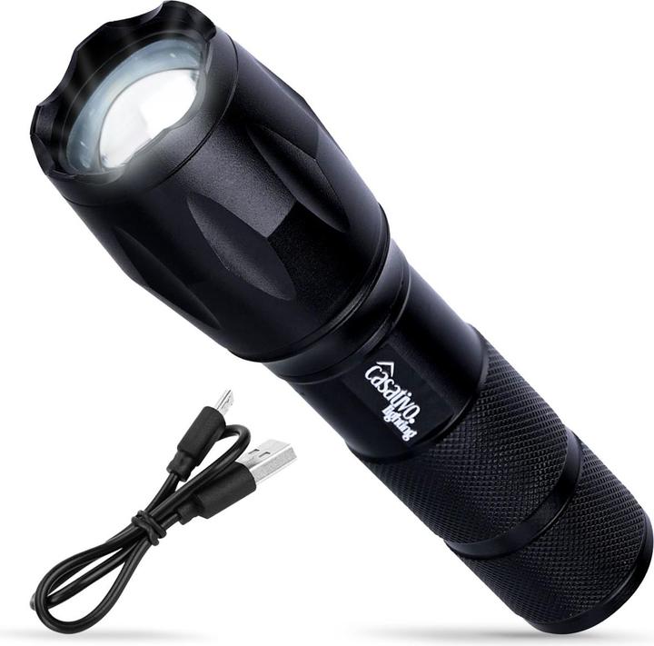 Actual product image Casativo 2in1 LED torch & power bank, 260 lm, rechargeable Li-ion battery, IP44 (13.30 cm, 260 lm)