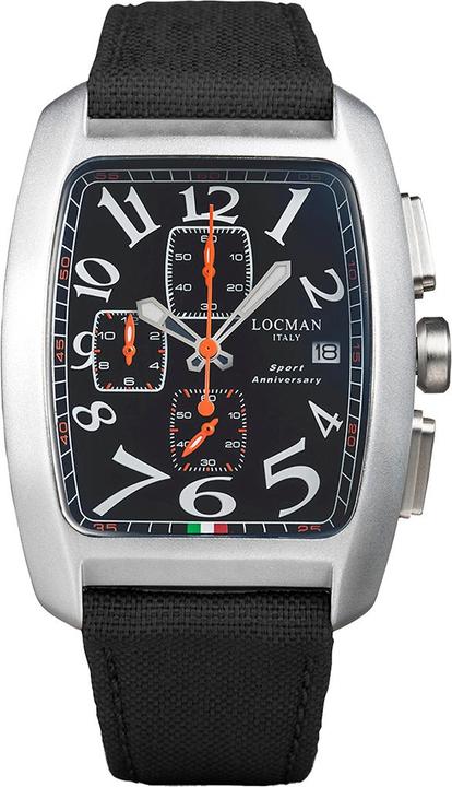 Locman Italy Herrenuhr Sport Anniversary Chrono Ref. 0470 (Chronograph, 37 mm)