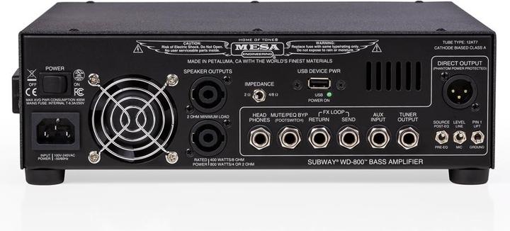 Actual product image Mesa Boogie Subway WD 800 Head (Bass, 800 W)