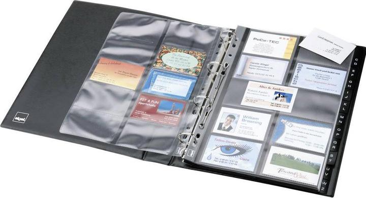Produktbild Sigel Hüllen für Visitenkarten-Ringbücher (A8)