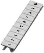 Productafbeelding Phoenix Contact 1051414 ZB 6,LGS:L1-N,PE Zackband (6.20 mm)