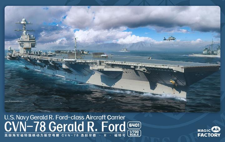 Image du produit Magic Factory U.S. Navy Gerald R. Ford-class aircraft carrier- USS Gerald R. Ford CVN-78