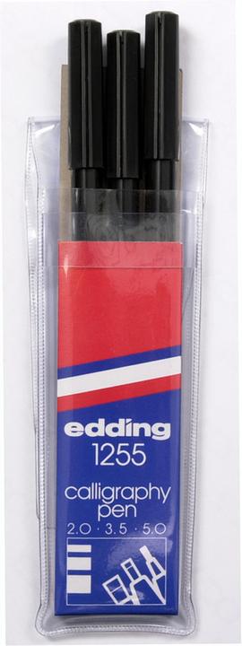 Actual product image Edding 1255 (Black, 5 mm, 3 x)