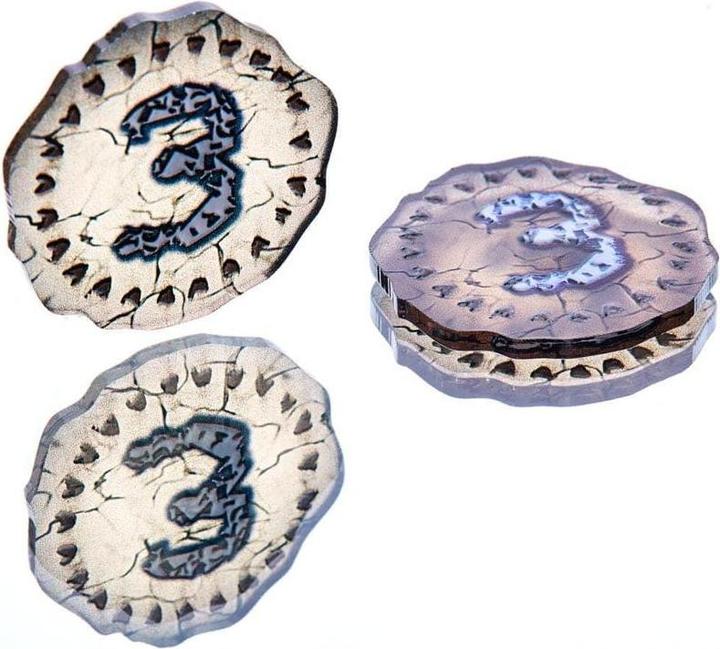 Produktbild E-Raptor Token und Marker: Spirit Island Jagged Earth Token Set (GB)