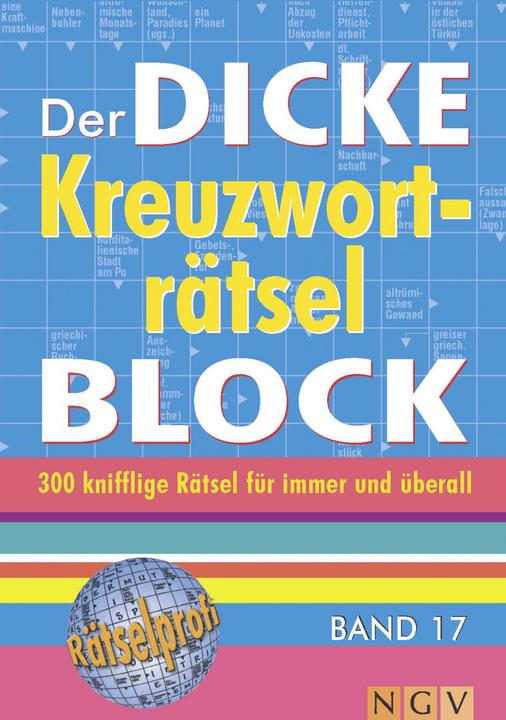 Produktbild Der dicke Kreuzworträtsel-Block 17 (Deutsch, 2017)