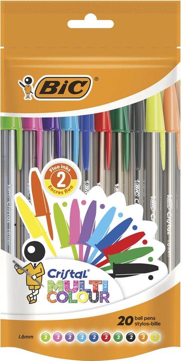 Produktbild Bic Cristal (Mehrfarbig, 20 x)