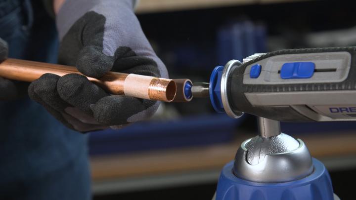 Actual product image Dremel EZ SpeedClic grinding mandrel and abrasive belt (60, 120)