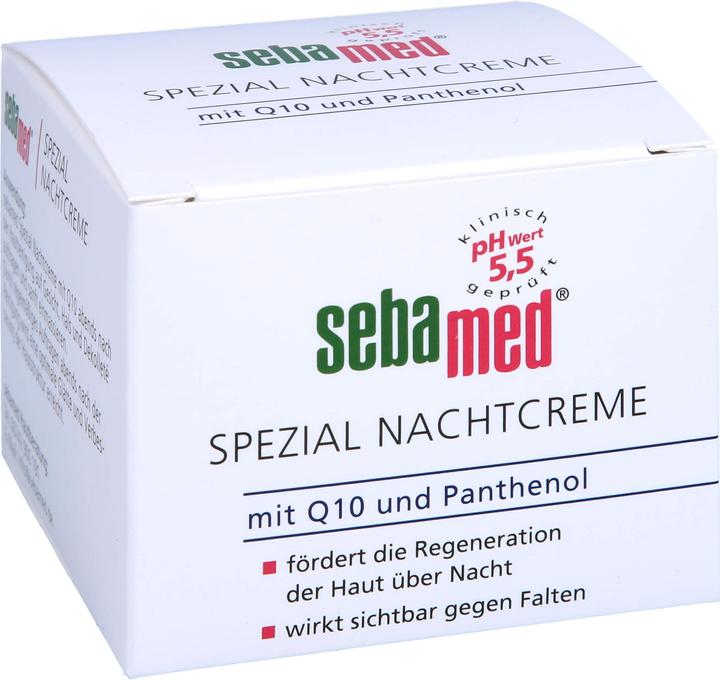 Produktbild Sebamed spezial Nachtcreme mit Q10 und Panthenol, 75 ml Creme (75 ml, Nachtcreme)
