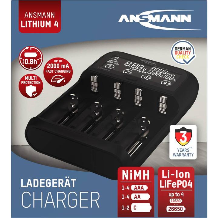 Produktbild Ansmann Ladegerät inkl. 8 Digital NiMH Akku Mignon 2650mAh (AA, 2650 mAh, Ladegerät inkl. Akku)