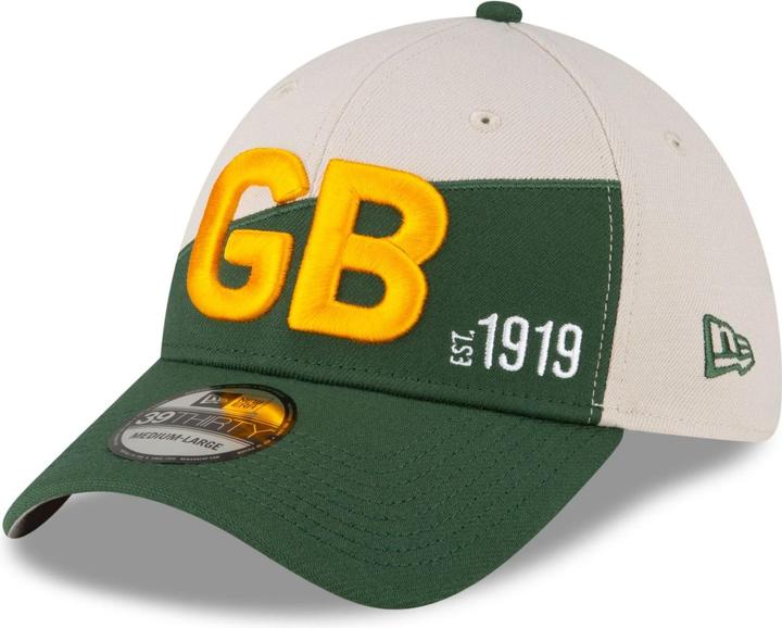 New Era 39Thirty Cap - SIDELINE HISTORIC Green Bay Packers - (S/M)
