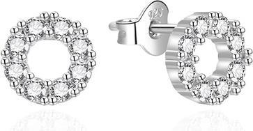 Produktbild Agato - Elegant silver earrings with zircons AGT-E020PW