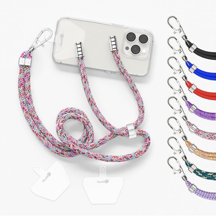 Produktbild prio Universelles Handy-Umhängeband 0.7m neon mix