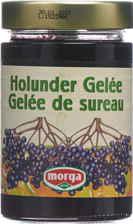 Produktbild Morga Konfitüre Holundergelée schwarz (350 g)