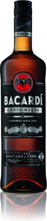 Image du produit Bacardi Carta Negra de Barcardi (1 x 70 cl)