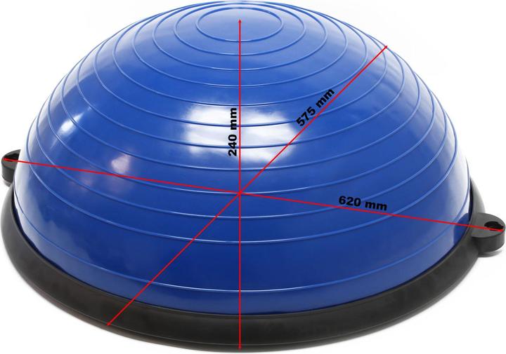 Actual product image Wiltec Exercise ball Ø58 cm yoga ball gym muscle fitness ball balance (58 cm)