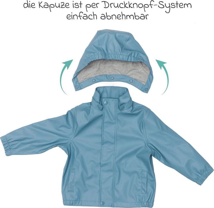 Immagine prodotto Fillikid Regenkleidung Regenjacke windicht, wasserabweisend, atmungsaktiv (86)