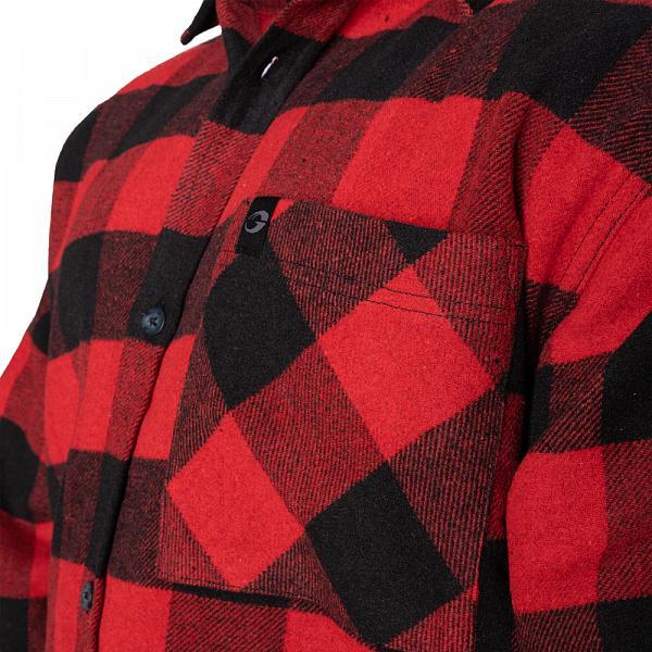 Produktbild Gasp Heavy Flannel Shirt - Red/Black (S)