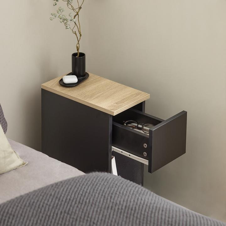 Produktbild SoBuy Nachttisch mit Schublade (20 x 60 x 35 cm)