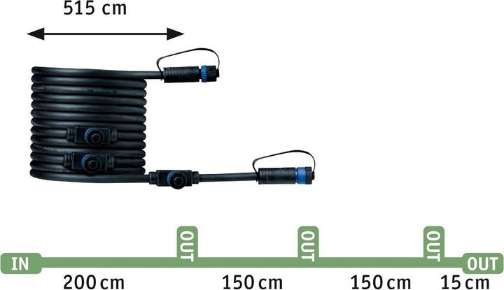 Produktbild Paulmann Outdoor Plug & Shine Zigbee Pike Starterset (330 lm, IP44)