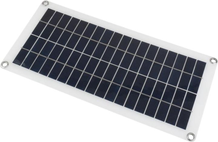 WaveShare 18V 0.6A Semi flexibles polykristallines Solarmodul 10W mit USB Port (10 W, 0.46 kg)