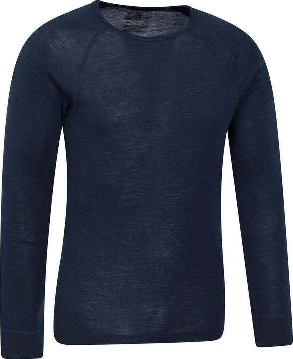 Actual product image Mountain Warehouse Mens Merino Wool Base Layer Top (Pack of 2) (XS)