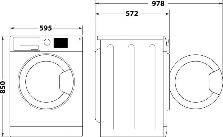 Produktbild Bauknecht BW 719 A (7 kg, Links, EU-Stecker)