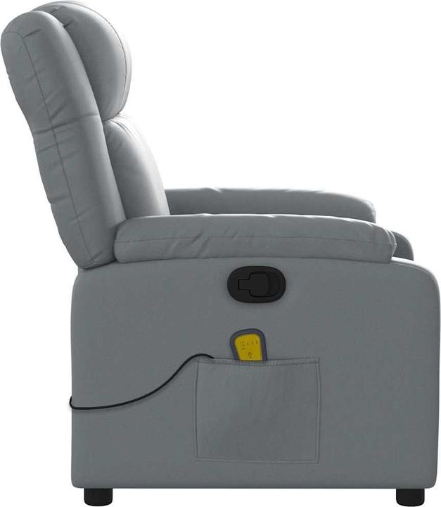 Produktbild VidaXL Massagesessel Grau Kunstleder,Farbe: Grau,Material