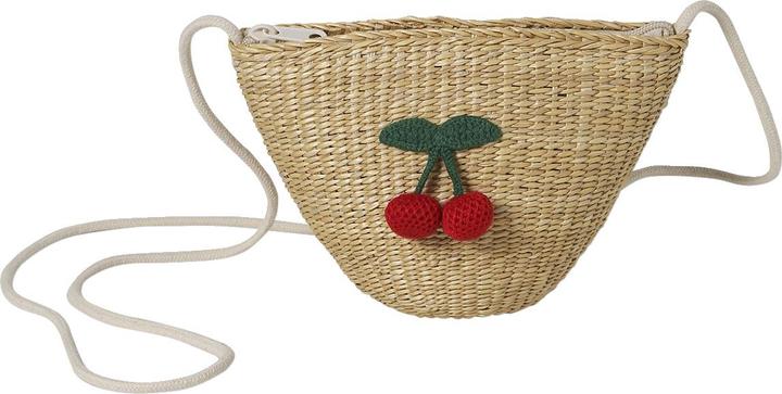 Actual product image Vertbaudet Geflochtene Mädchen Umhängetasche mit Häkel-Kirsche