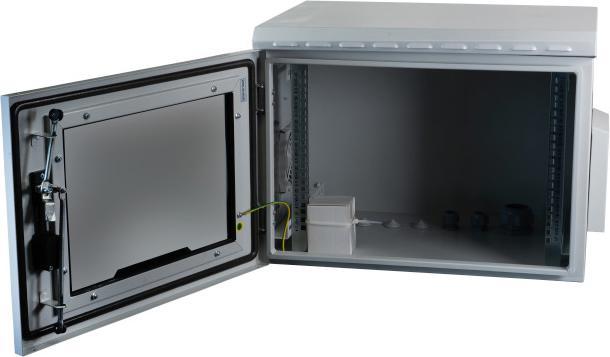 Actual product image EFB Elektronik 691709IP55.1G Rack 9U Wall Mounted Shelf Light Grey (9 RU, 19 inch rack)